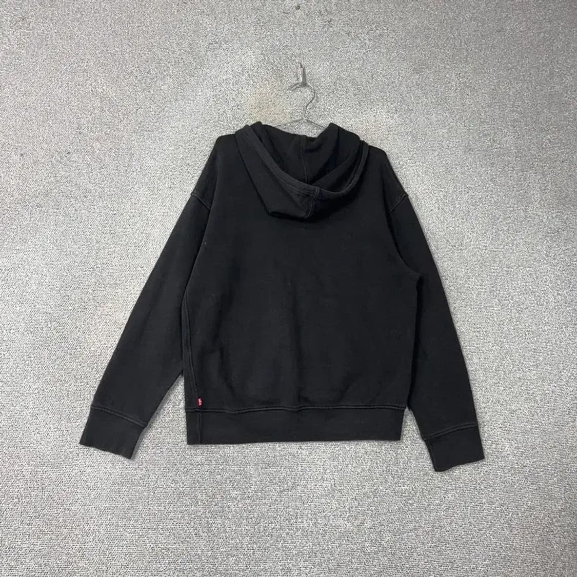 리바이스 박스로고 블랙 후드티 M 상품이미지2