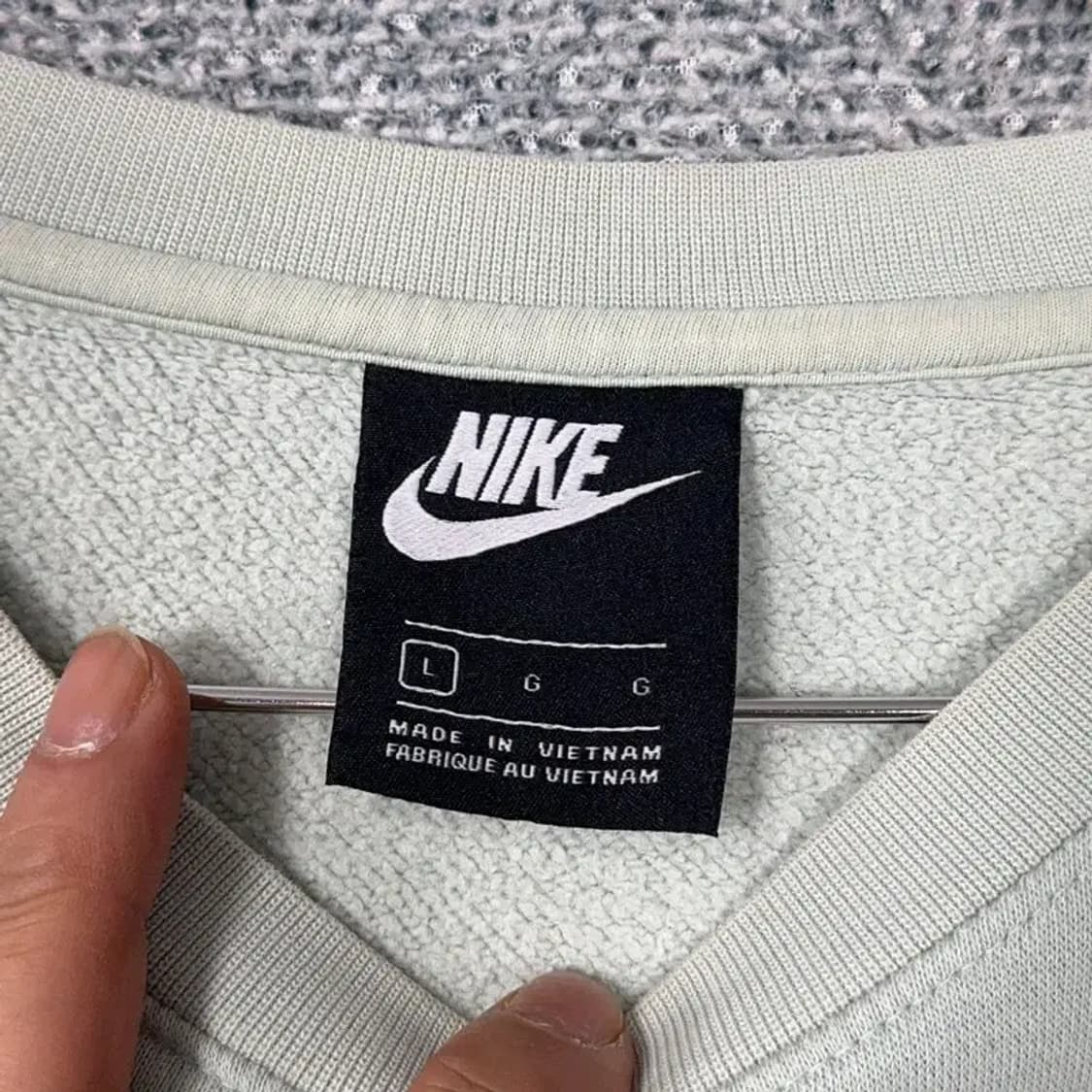 나이키 스우시 라이트 그린 맨투맨 L 상품이미지3