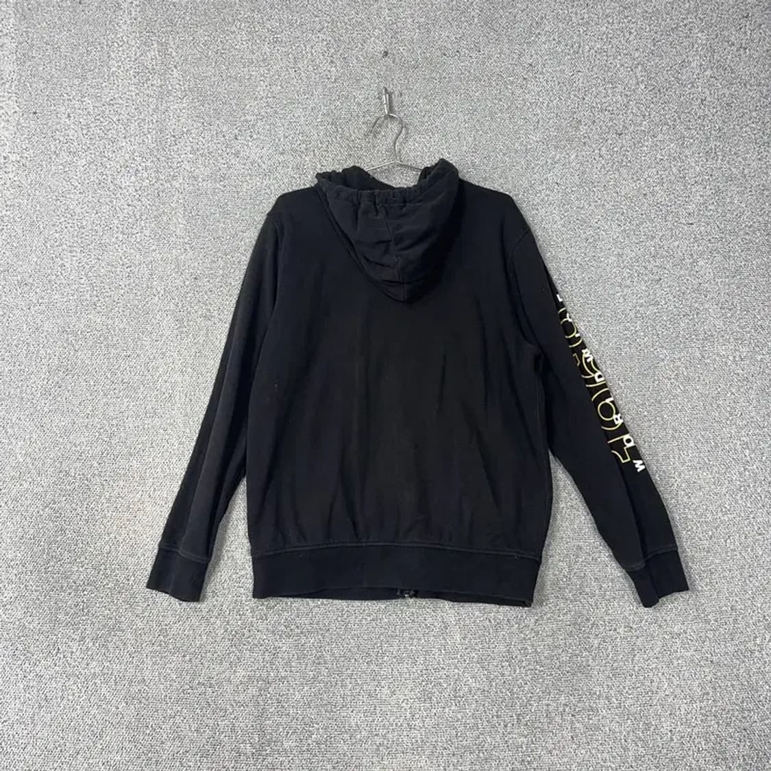 갭 블랙 박스 프린팅 로고 오버핏 후드집업 L 상품이미지2