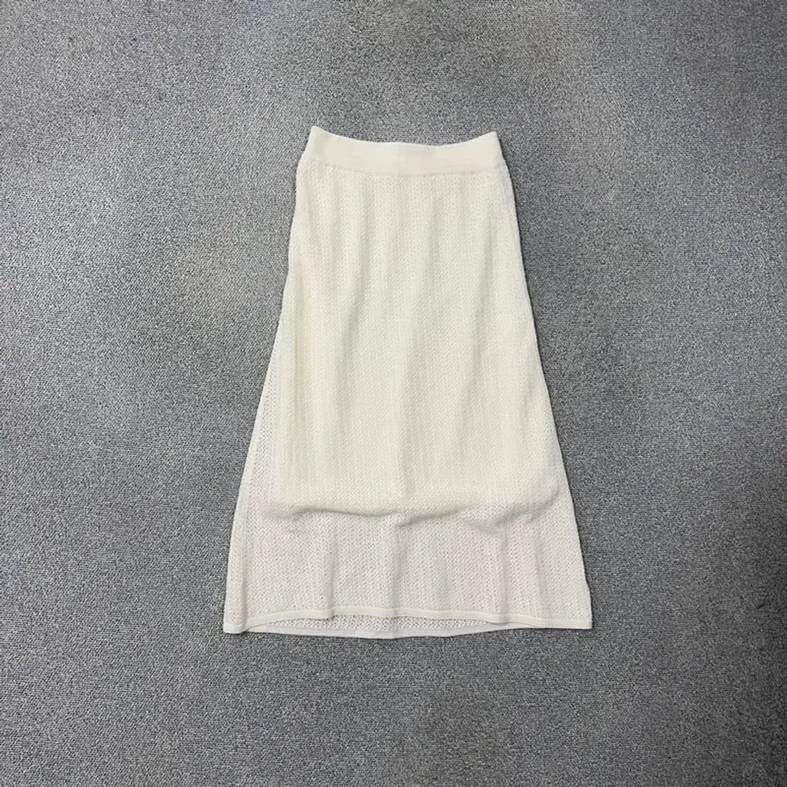 HELEN KAMINSKI 헬렌 카민스키 화이트 크림 롱 스커트 M 상품이미지2