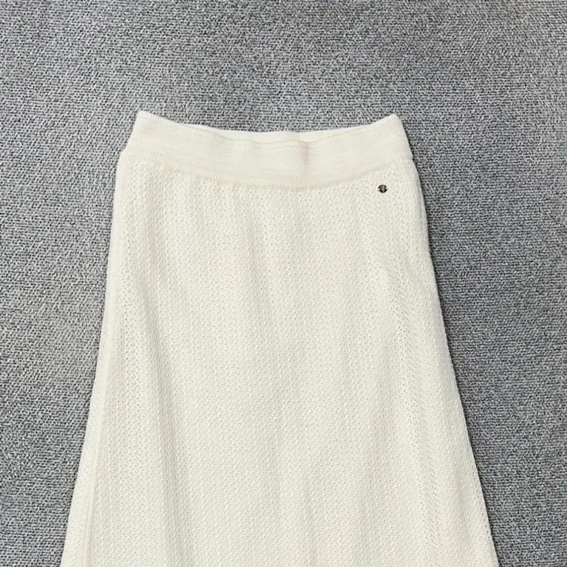 HELEN KAMINSKI 헬렌 카민스키 화이트 크림 롱 스커트 M 상품이미지3