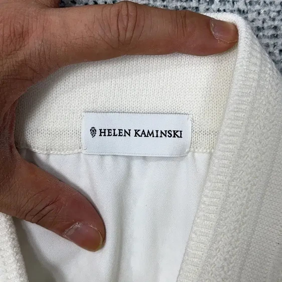 HELEN KAMINSKI 헬렌 카민스키 화이트 크림 롱 스커트 M 상품이미지7