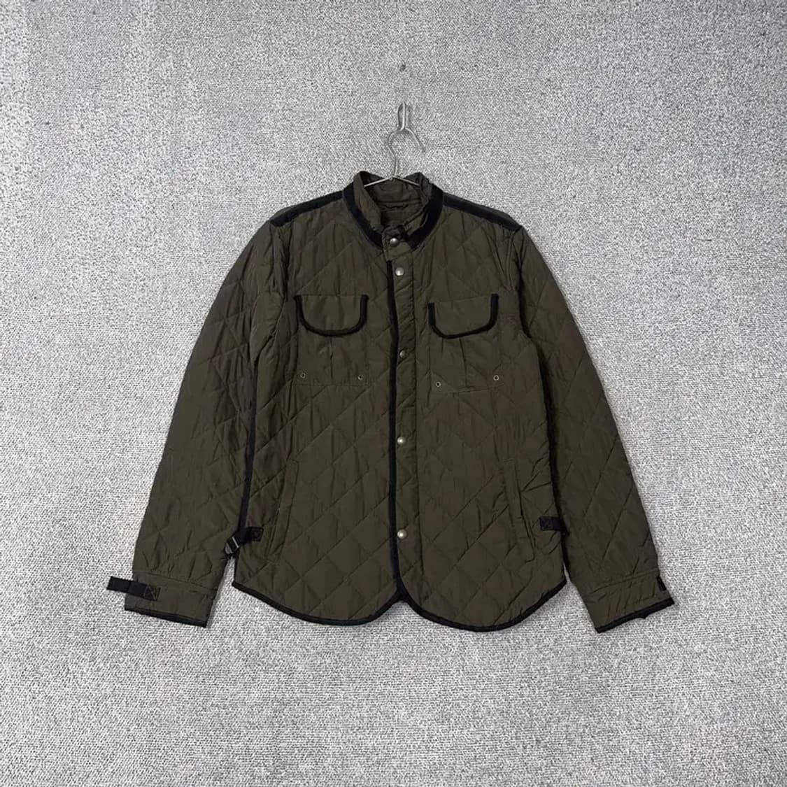 자라 캐주얼 클래식 카키 퀄팅 자켓 L 상품이미지1