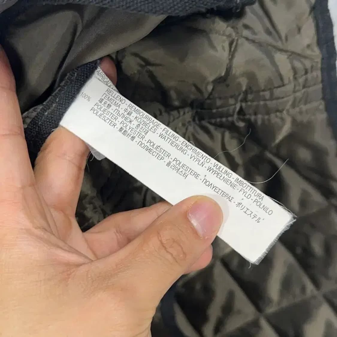 자라 캐주얼 클래식 카키 퀄팅 자켓 L 상품이미지4