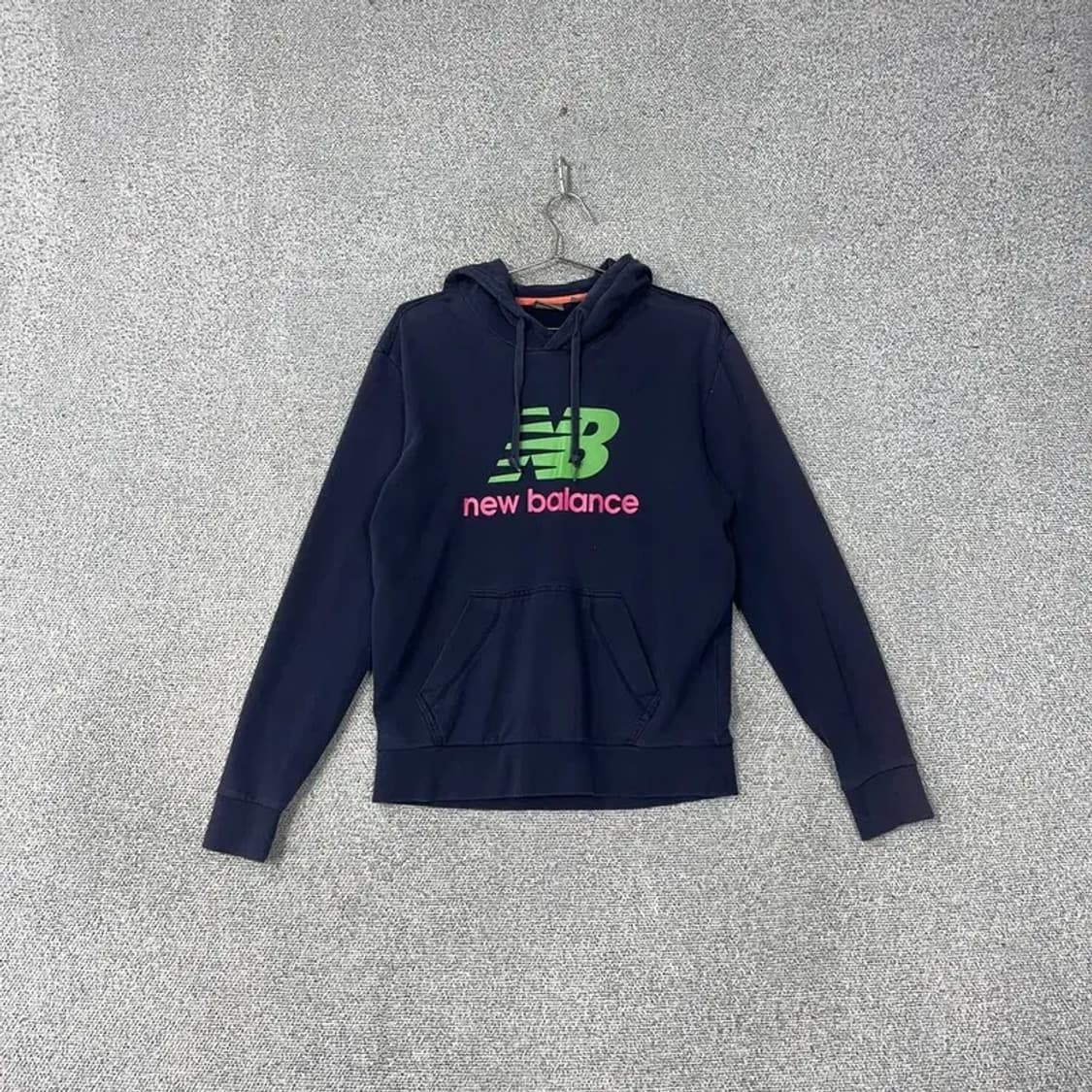 뉴발란스 프린팅 네이비 남성 캐주얼 후드티 95 상품이미지1