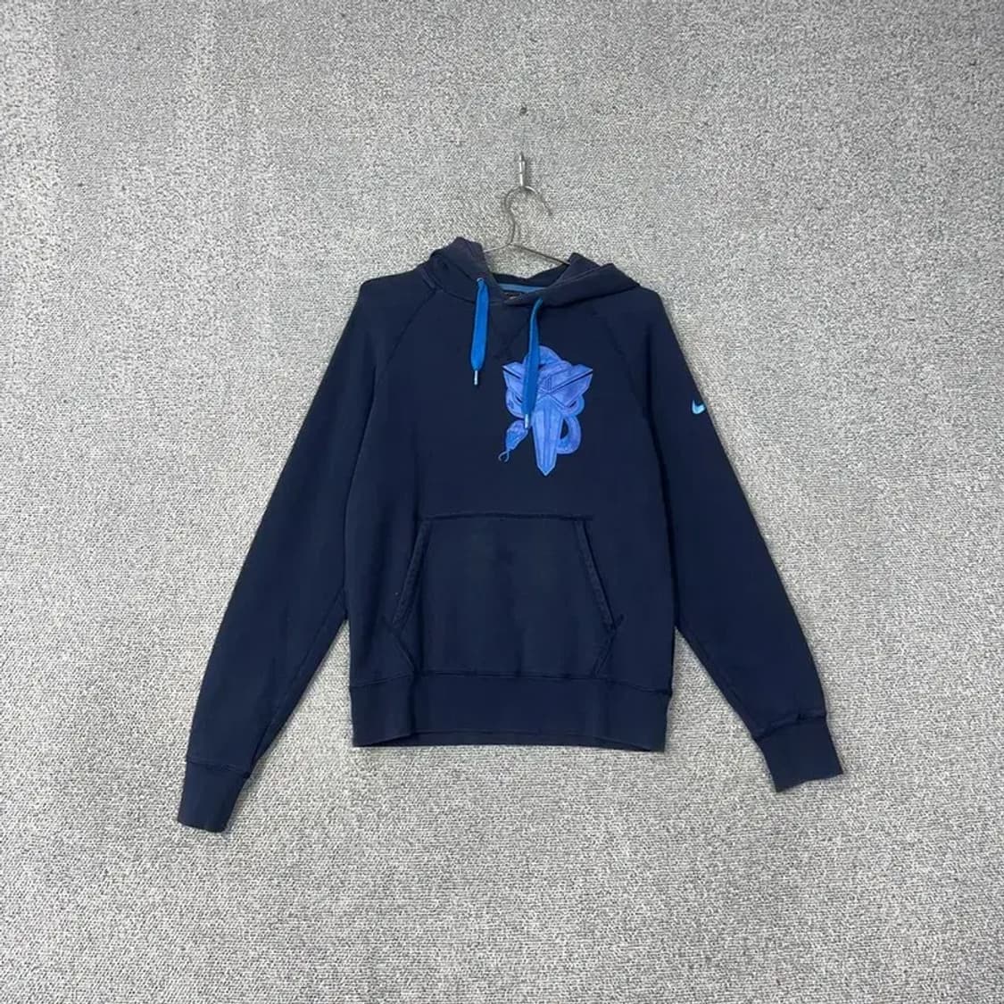 나이키 빈티지 프린팅 네이비 남성 후드티 S 상품이미지1