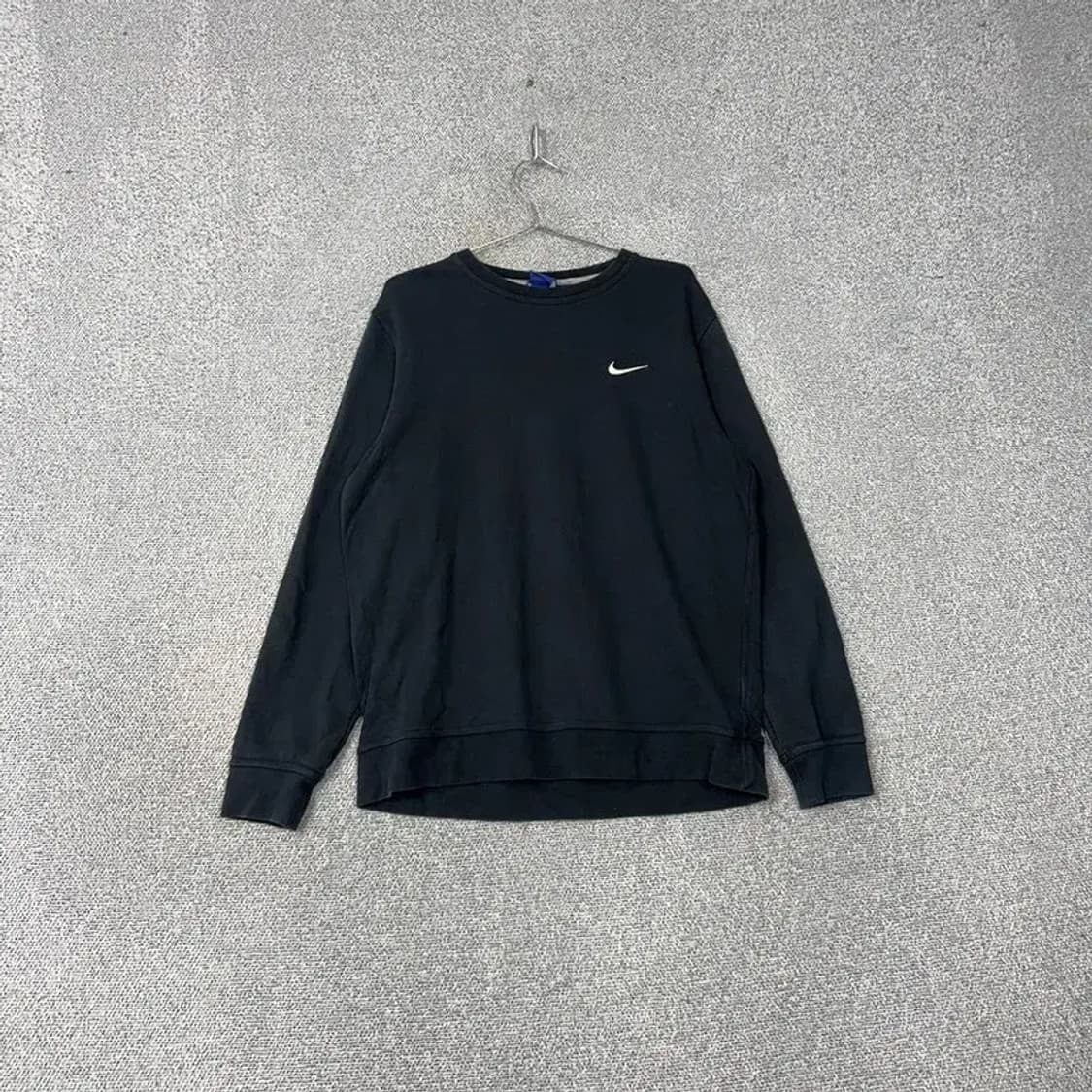 나이키 남성 스우시 로고 블랙 맨투맨 XXL 상품이미지1