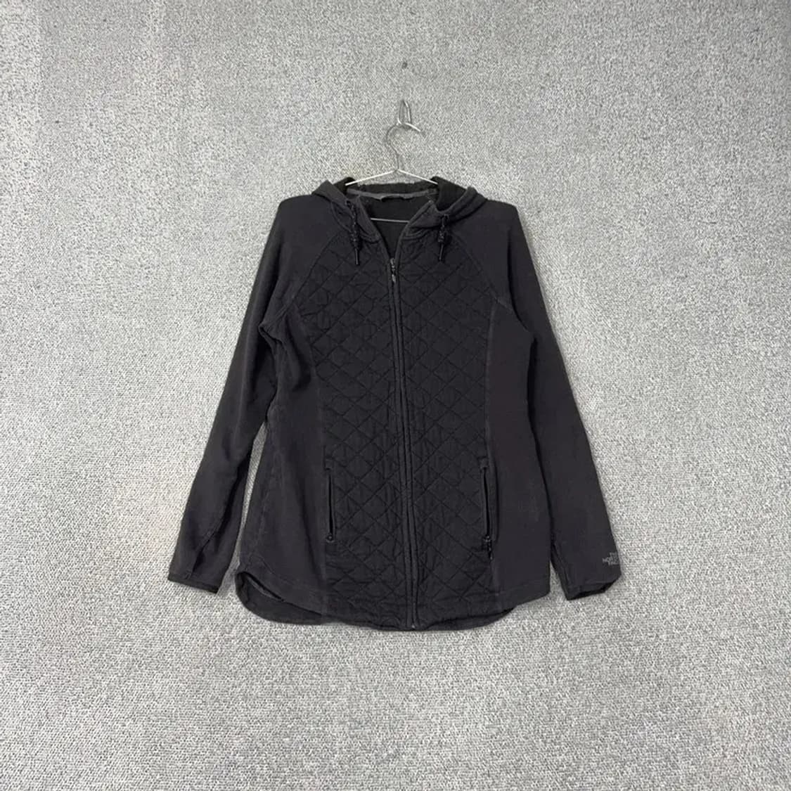 노스페이스 여성 딥 그레이 후드집업 M 상품이미지1