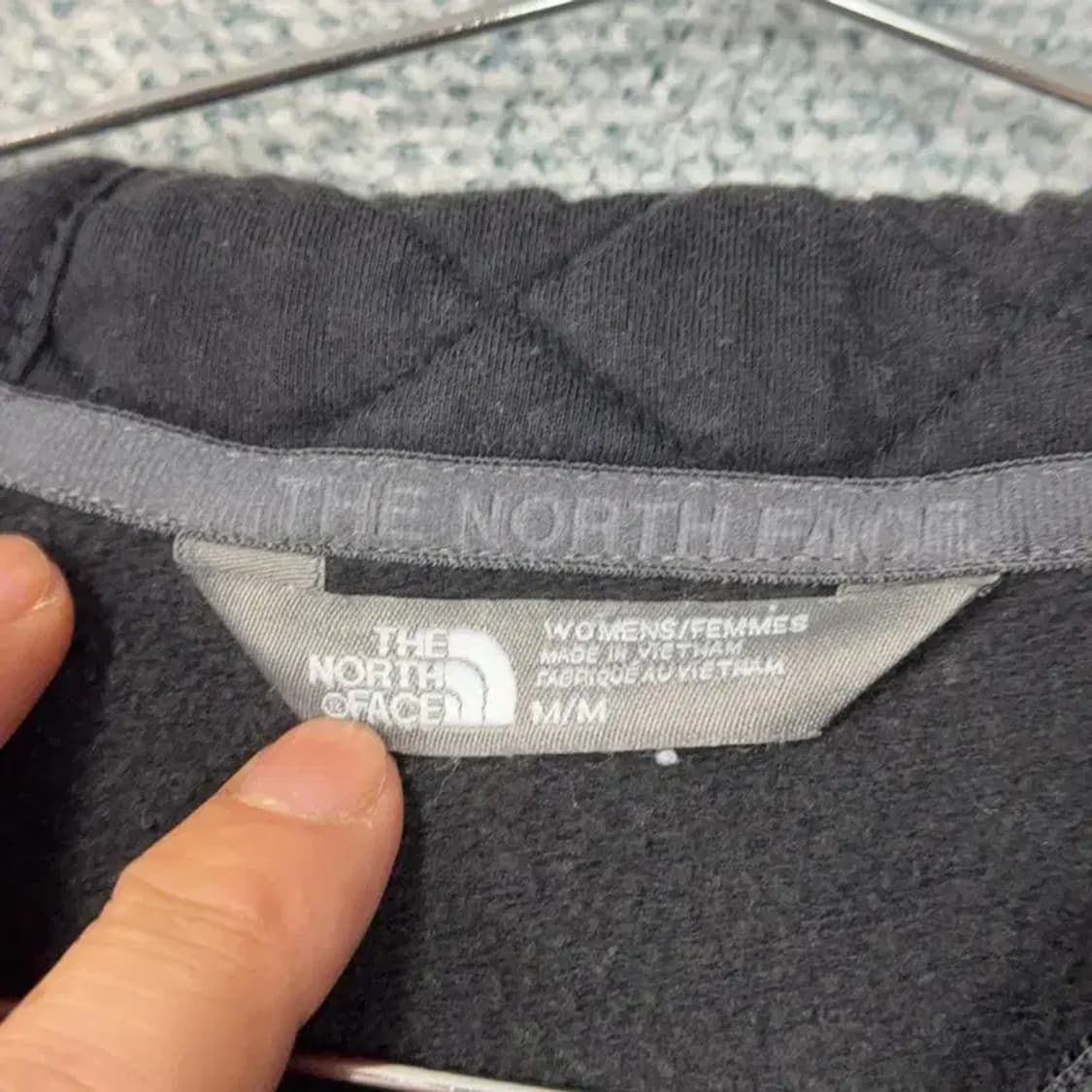노스페이스 여성 딥 그레이 후드집업 M 상품이미지3