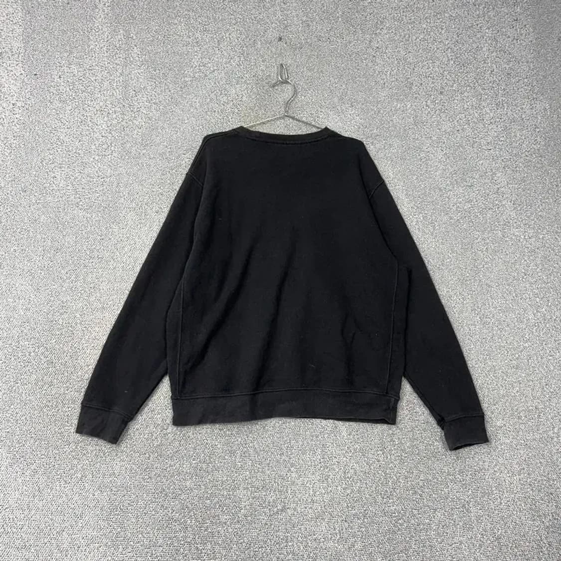 나이키 블랙 스우시 로고 오버핏 맨투맨 XL 상품이미지2