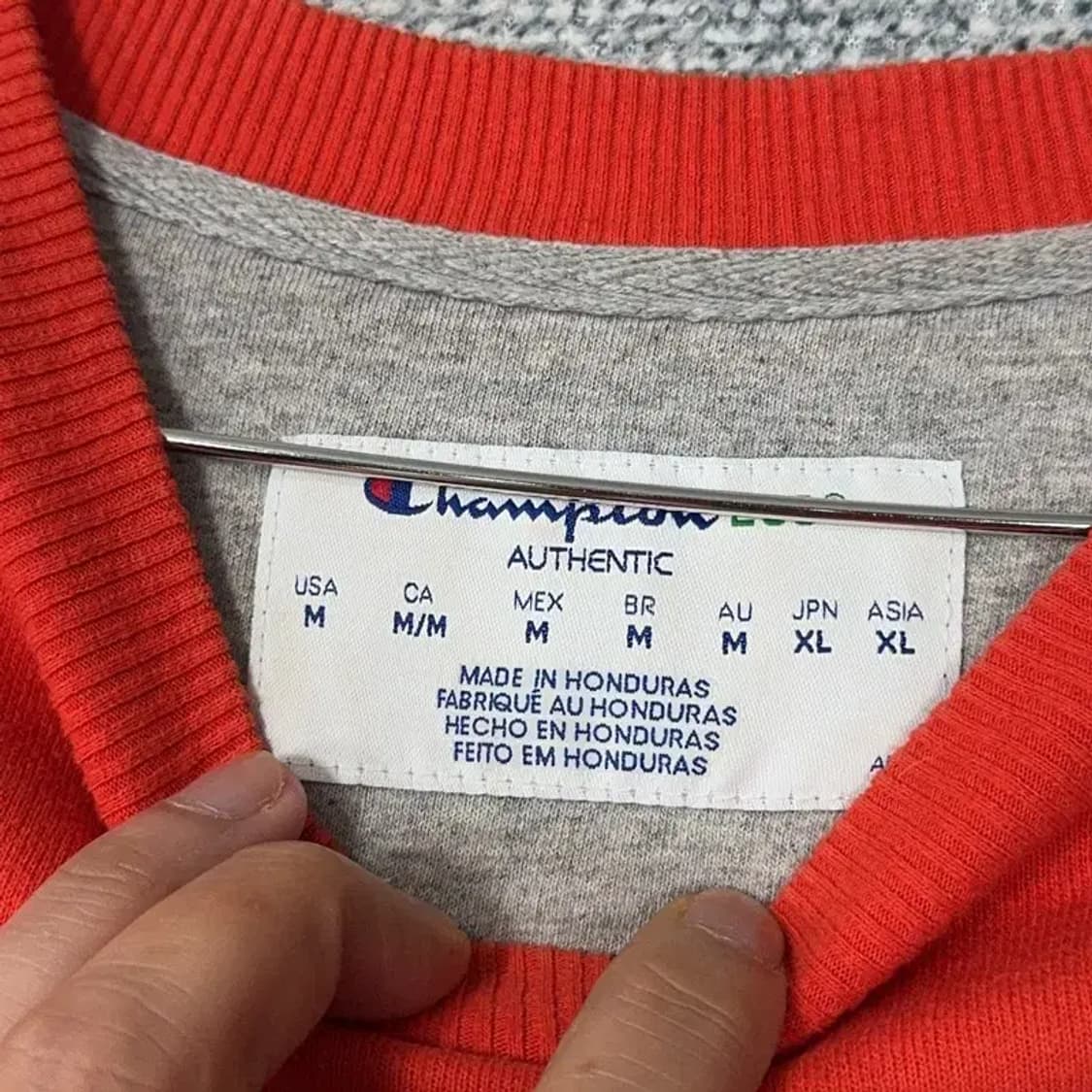 챔피온 로고 빈티지 오버핏 스웻셔츠 맨투맨 XL 상품이미지3