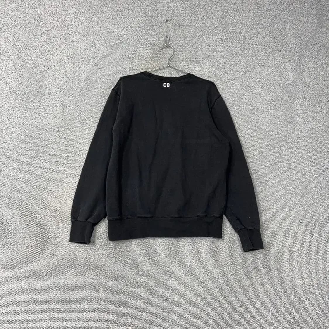 커버낫 로고 블랙 맨투맨 XL 상품이미지2