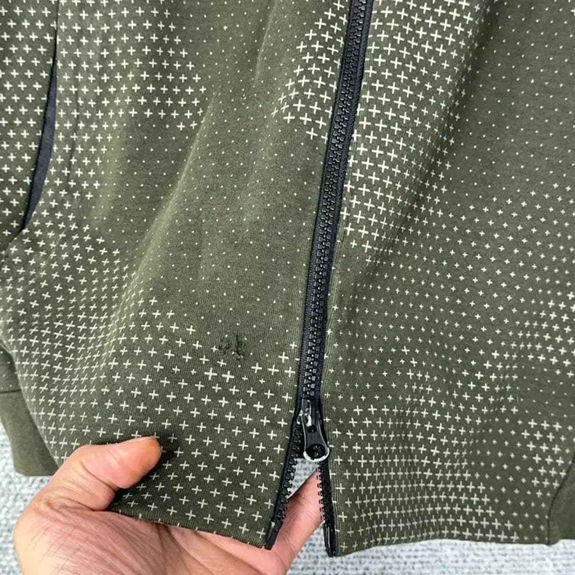 나이키 카모 패턴 집업 져지 XL 상품이미지3