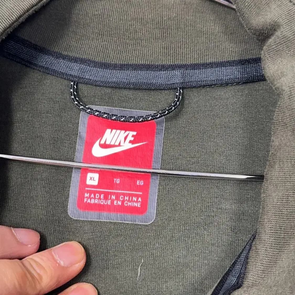 나이키 카모 패턴 집업 져지 XL 상품이미지4