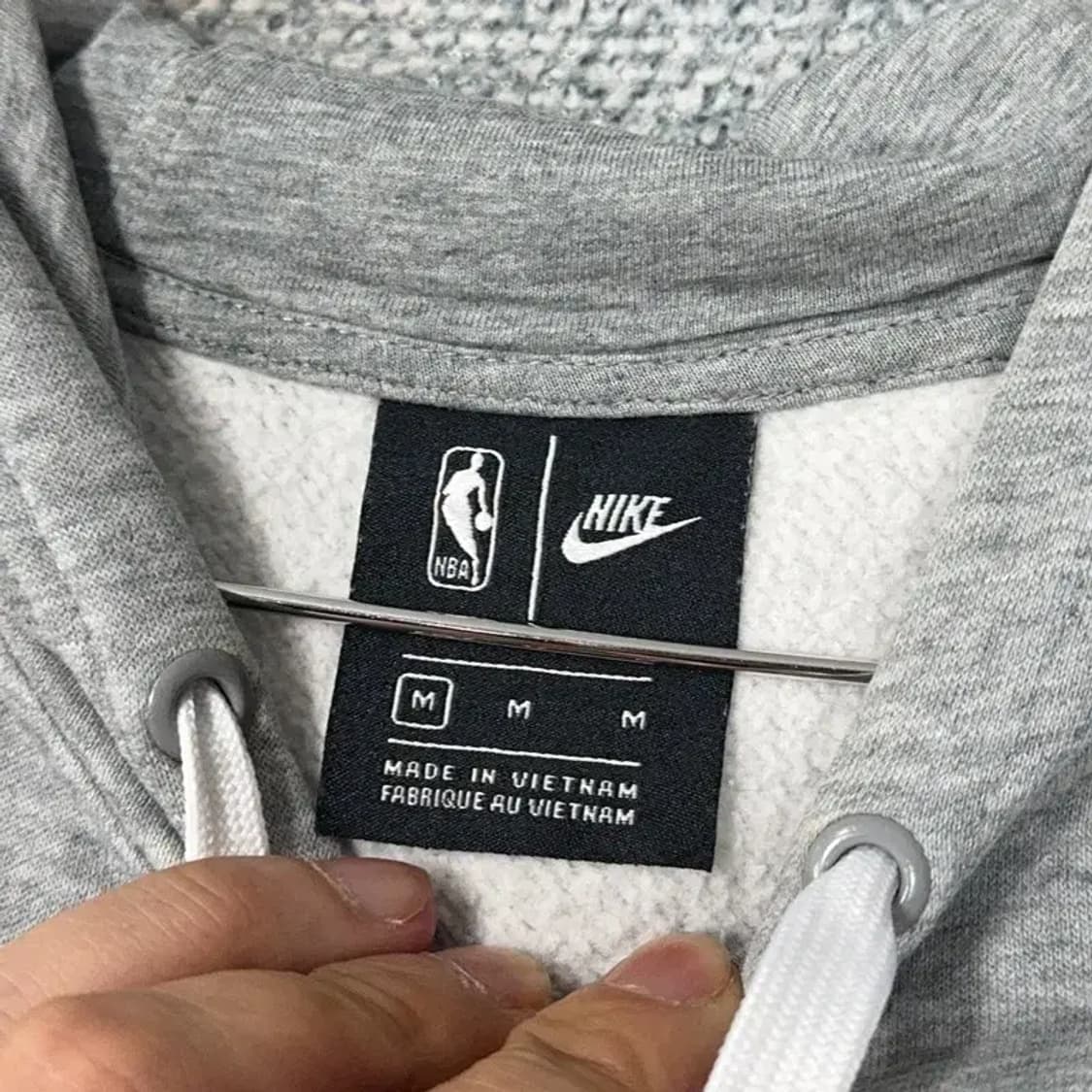 나이키 NBA 프린팅 그레이 후드티 M 상품이미지3