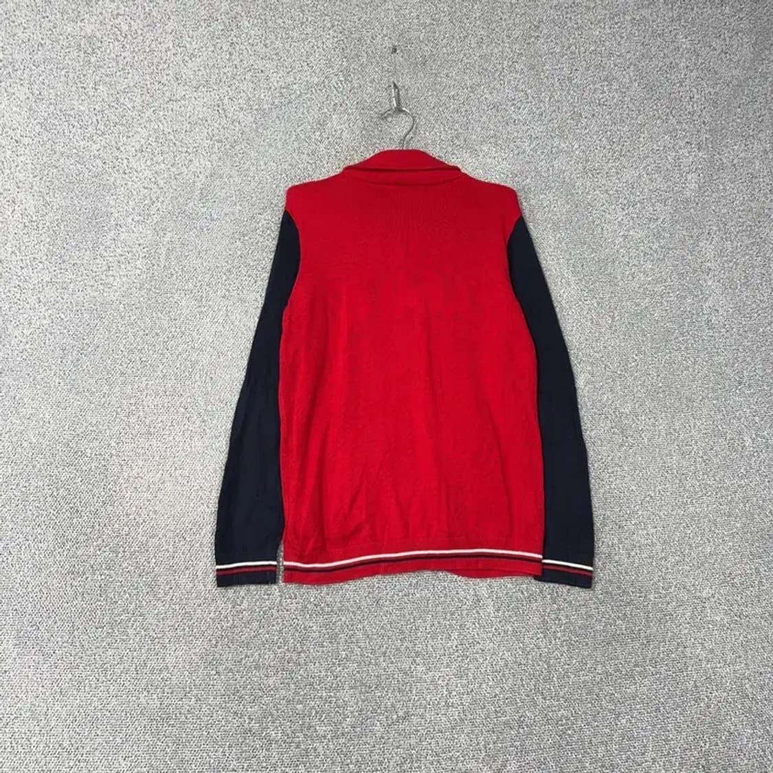 타미힐피거 레드 로고 캐주얼 니트 집업 M 상품이미지2