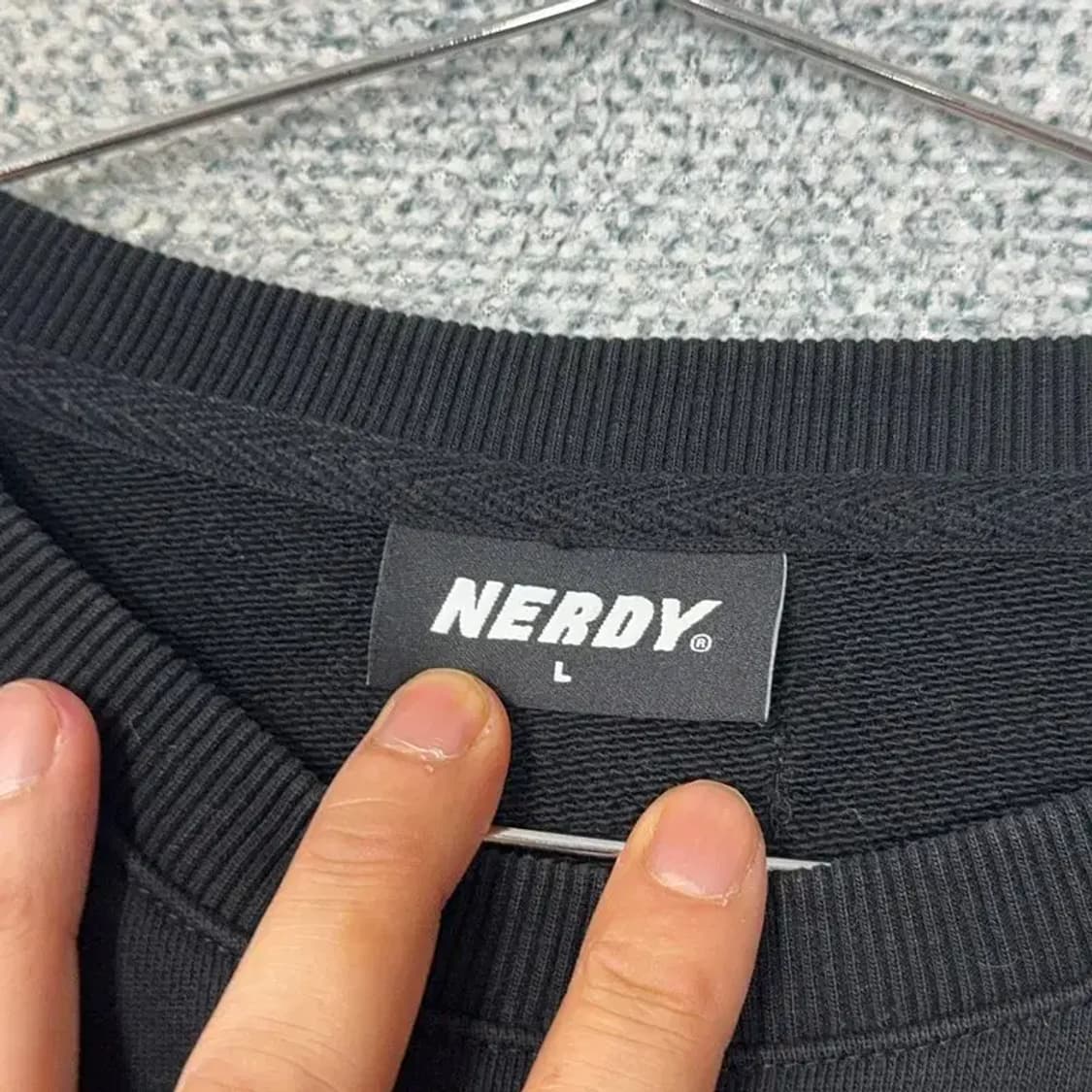 널디 캐주얼 로고 사이드라인 맨투맨 L 상품이미지3