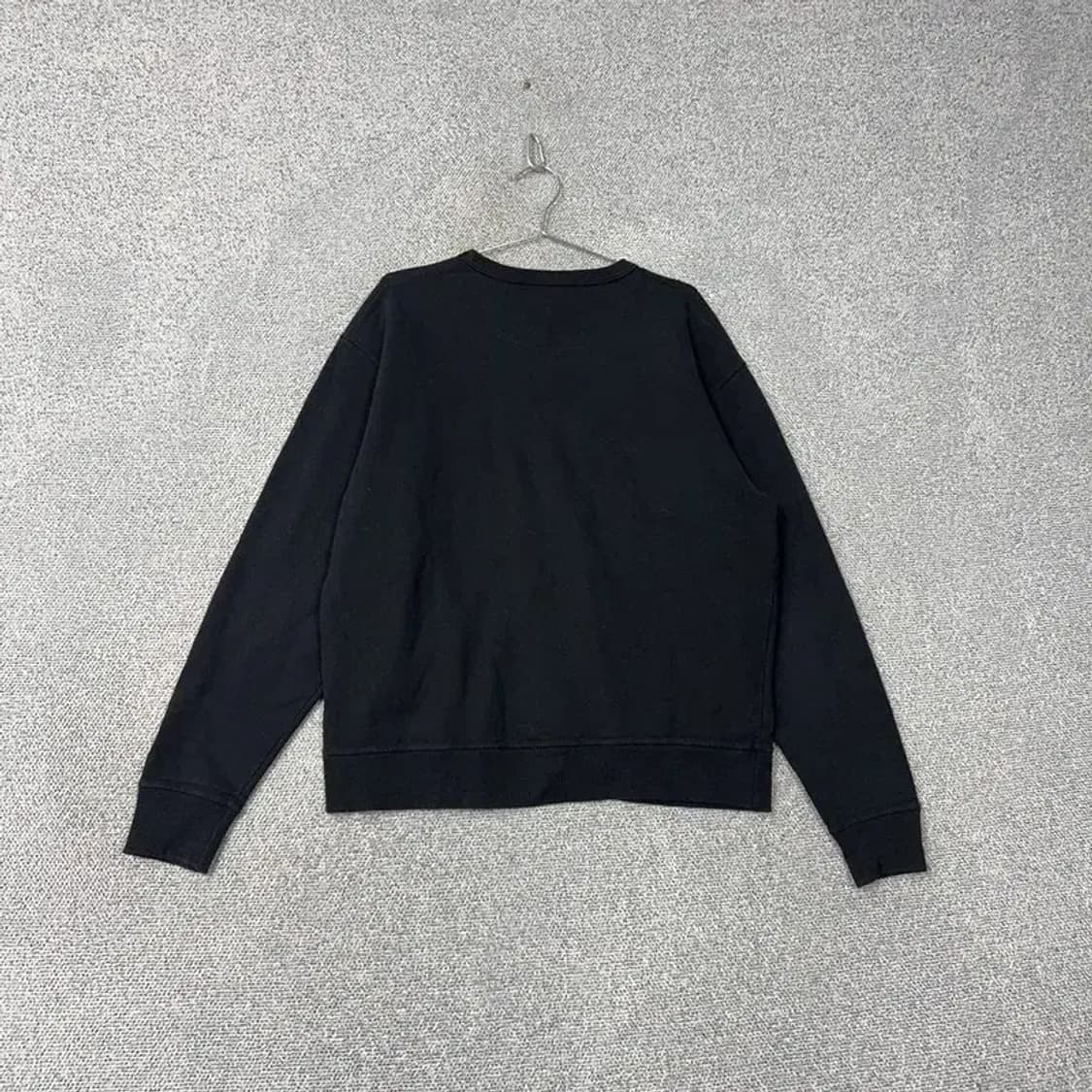 챔피온 프린팅 로고 블랙 맨투맨 L 상품이미지2