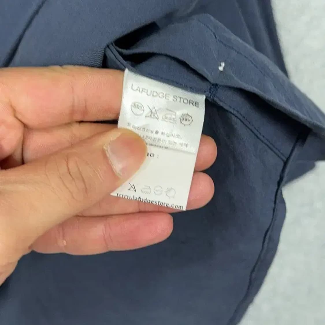 라퍼지스토어 캐주얼 네이비 셔츠 L 상품이미지5