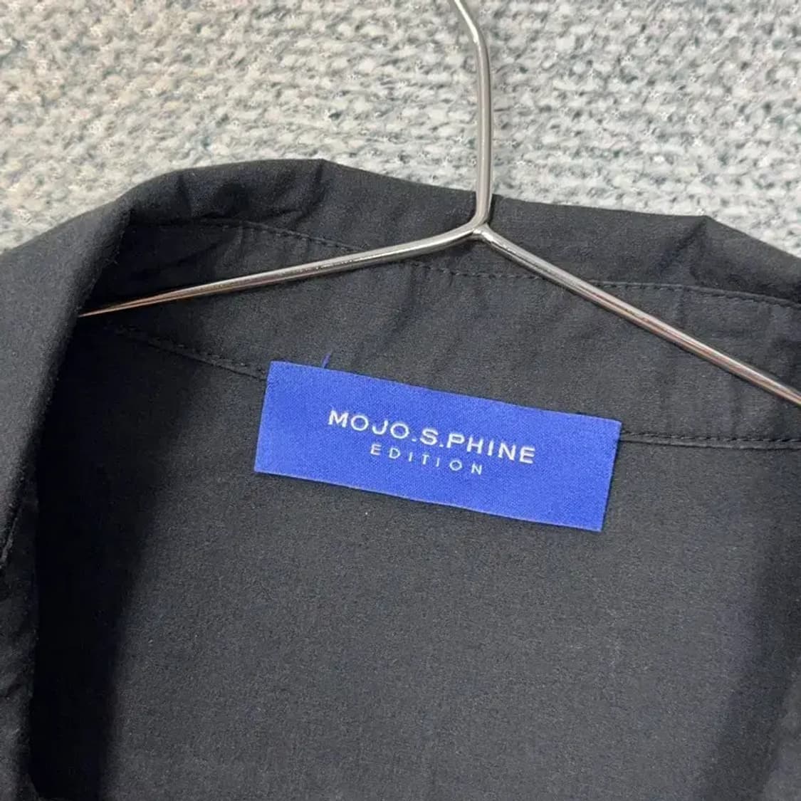 모조에스핀 오버핏 블랙 셔츠 원피스 86-167 상품이미지3