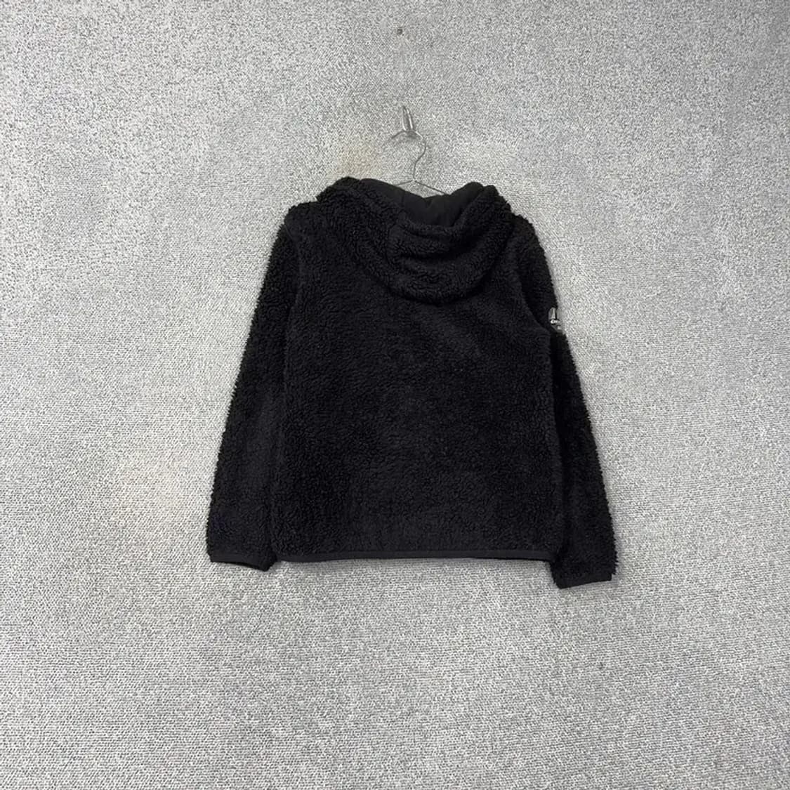 디스커버리 로고 블랙 후드집업 후리스 90 상품이미지2