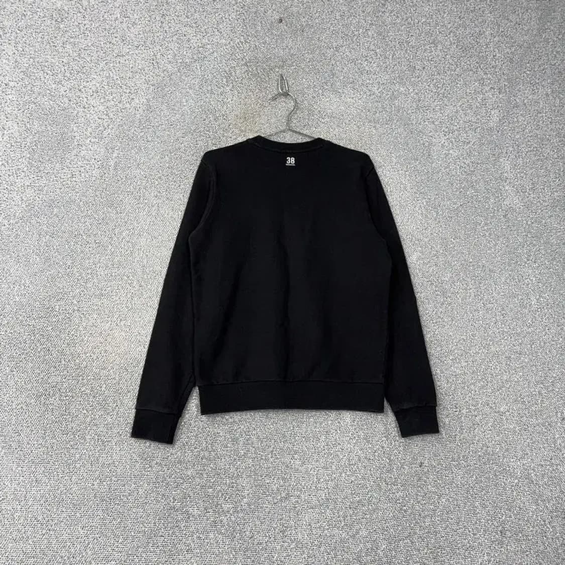 캉콜 로고 캐주얼 블랙 맨투맨 S 상품이미지2