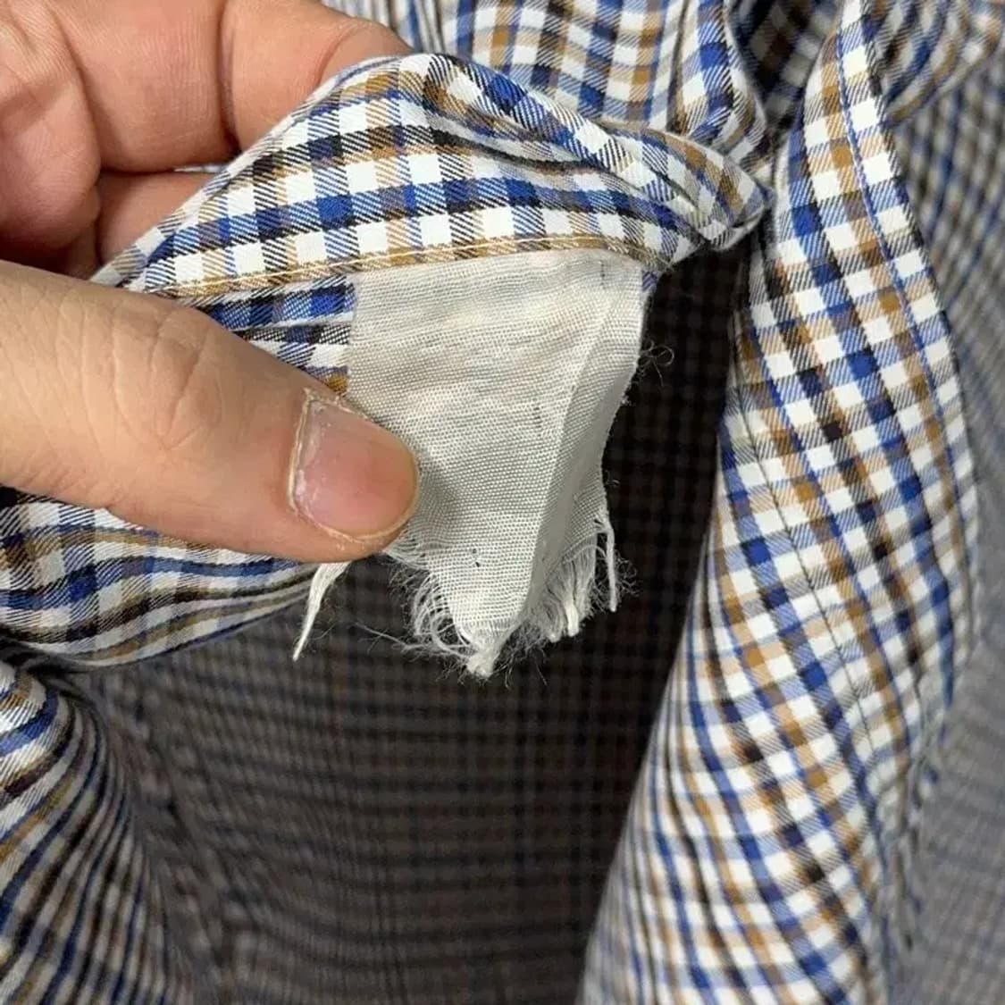 닥스 남성 캐주얼 체크 셔츠 95 상품이미지3