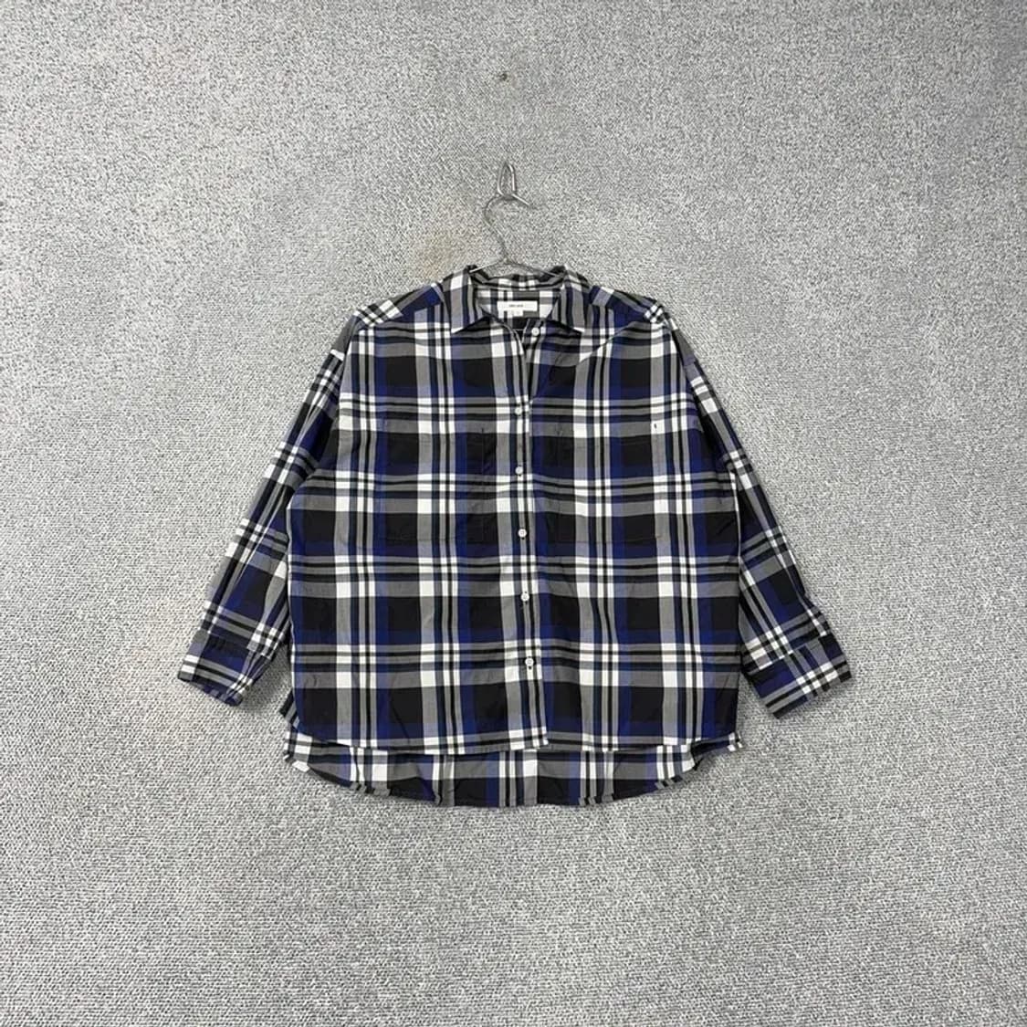 니코앤드 여성 캐주얼 오버핏 체크 남방 셔츠 3 상품이미지1