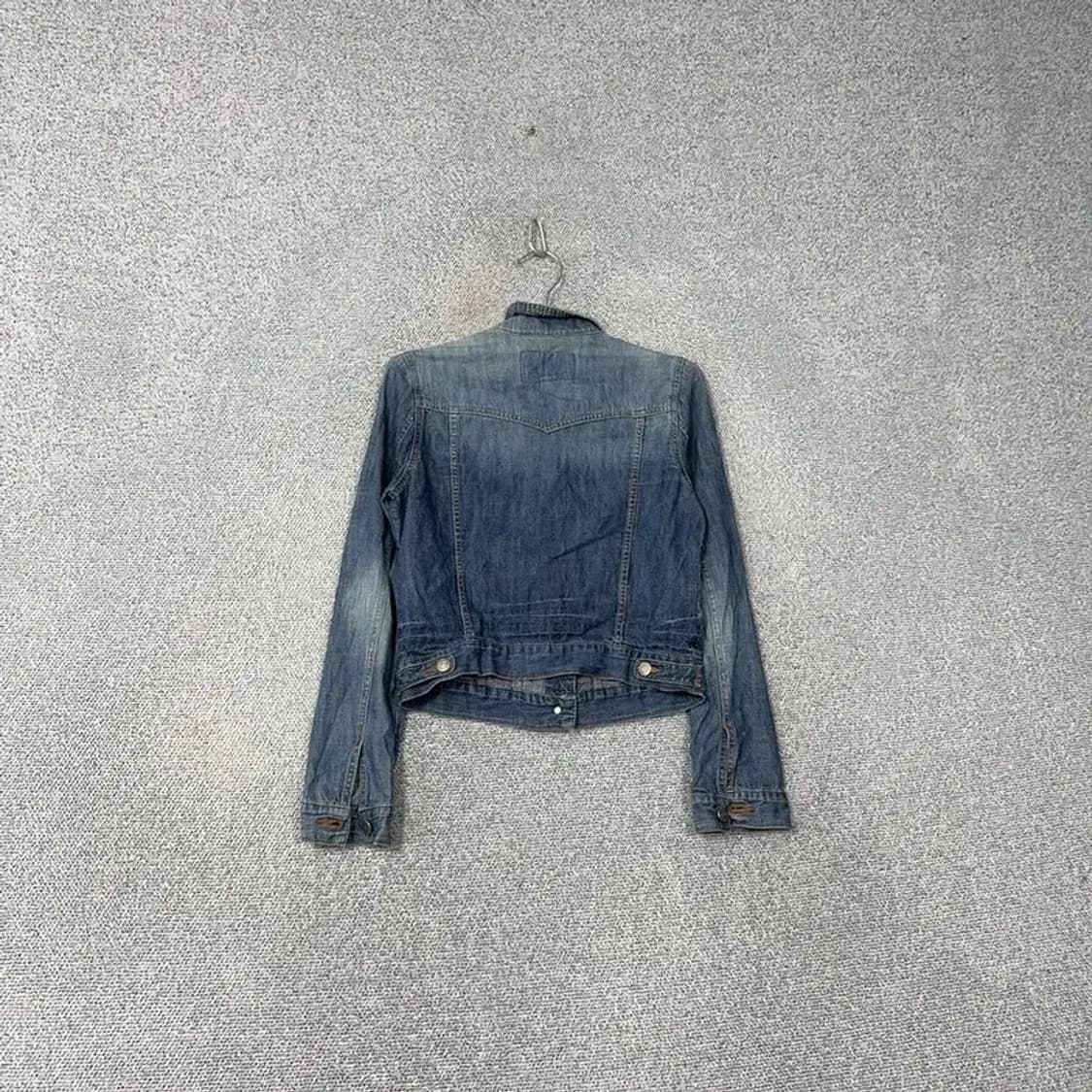 게스 빈티지 워시드 여성 데님자켓 청자켓 95 상품이미지2