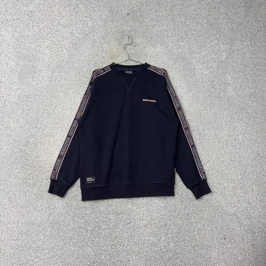 그루브라임 로고 사이드라인 맨투맨 S 상품이미지1