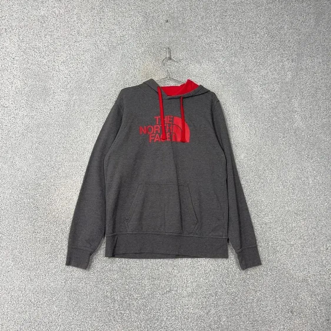 노스페이스 딥그레이 프린팅 로고 후드티 M 상품이미지1