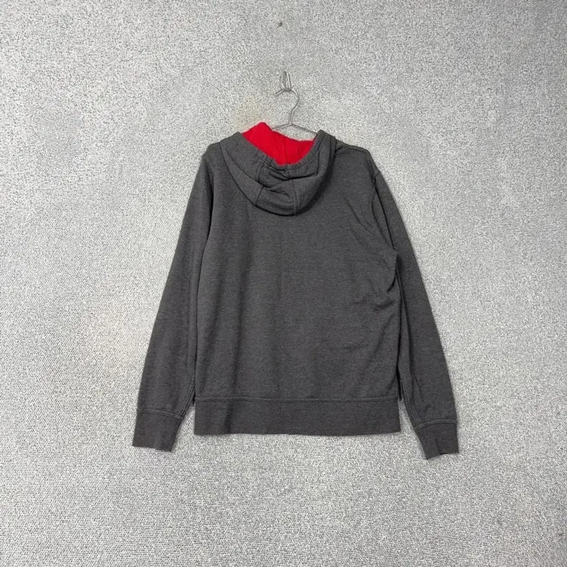 노스페이스 딥그레이 프린팅 로고 후드티 M 상품이미지2