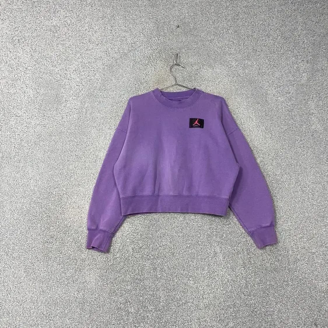 조던 여성 크롭 퍼플 후드티 M 상품이미지1