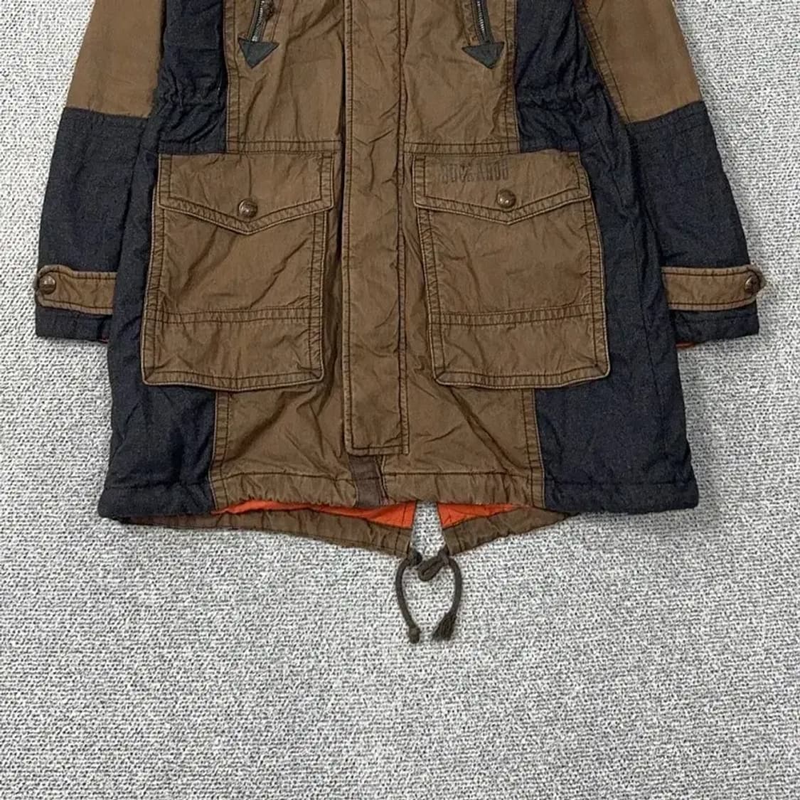 버커루 빈티지 포켓 브라운 롱 자켓 S 상품이미지4