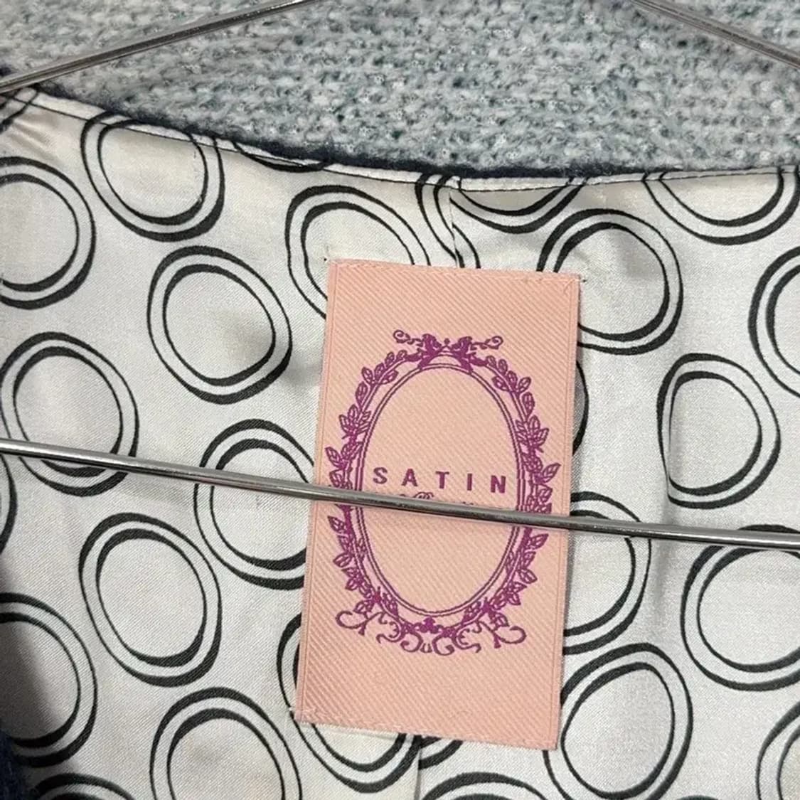 사틴 알파카 울 네이비 코트 88-97-165 상품이미지6