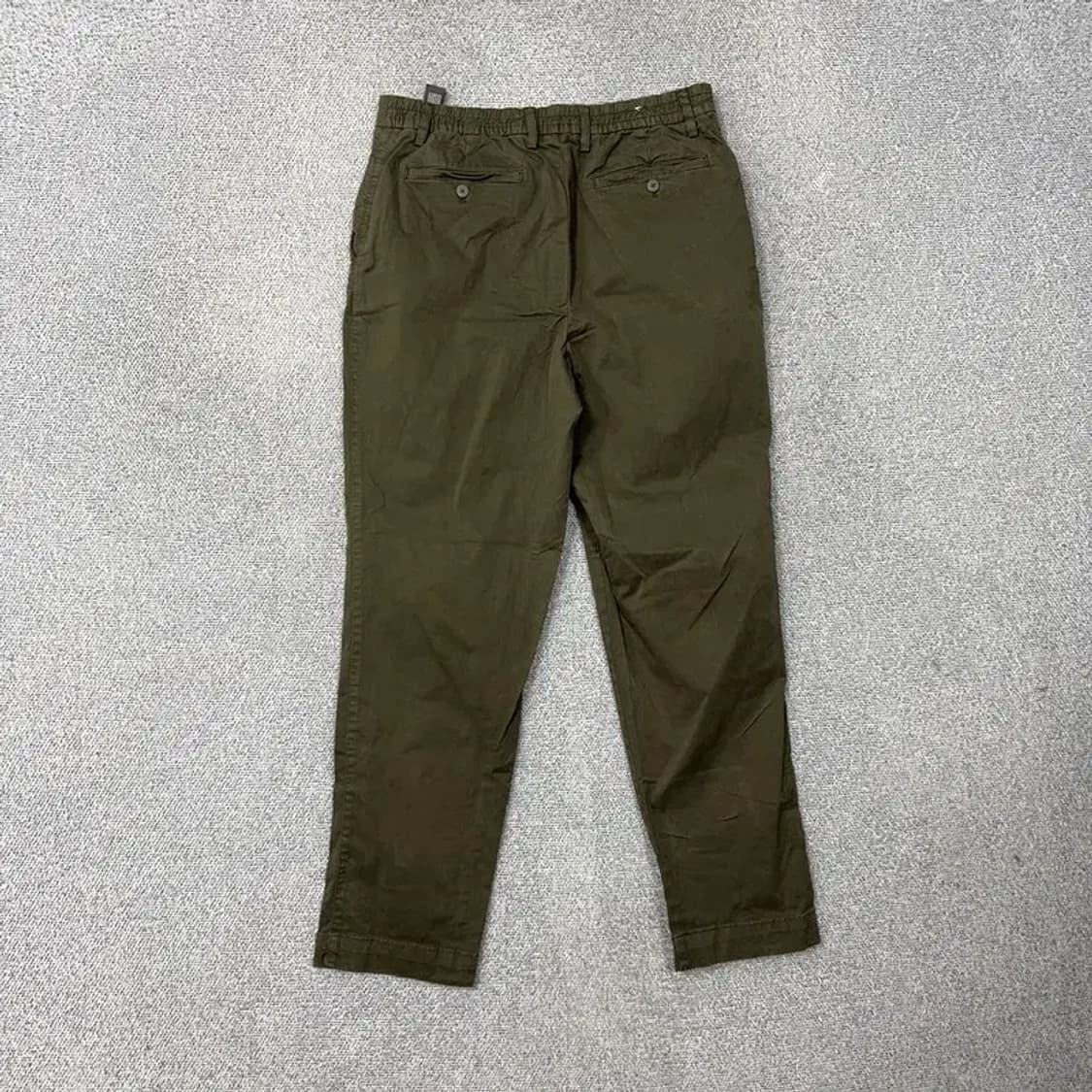 자라 남성 밴딩 카키 치노팬츠 32 상품이미지2