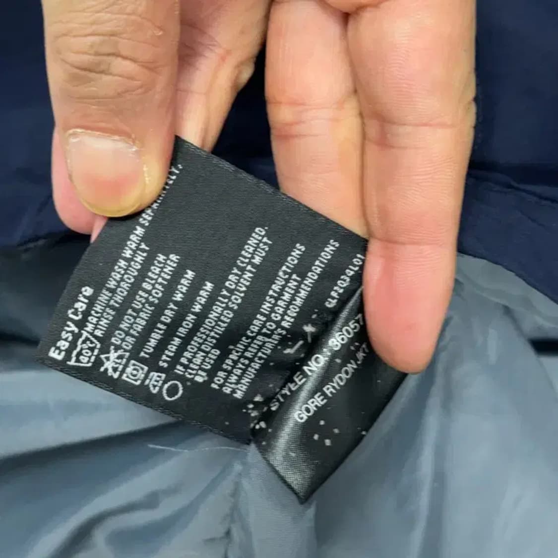 살레와 고어텍스 네이비 바람막이 M 상품이미지6