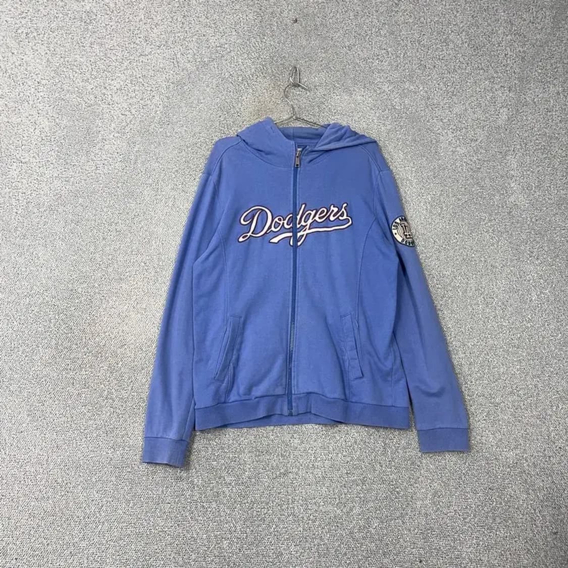 MLB LA다저스 로고 오버핏 후드집업 105 상품이미지1