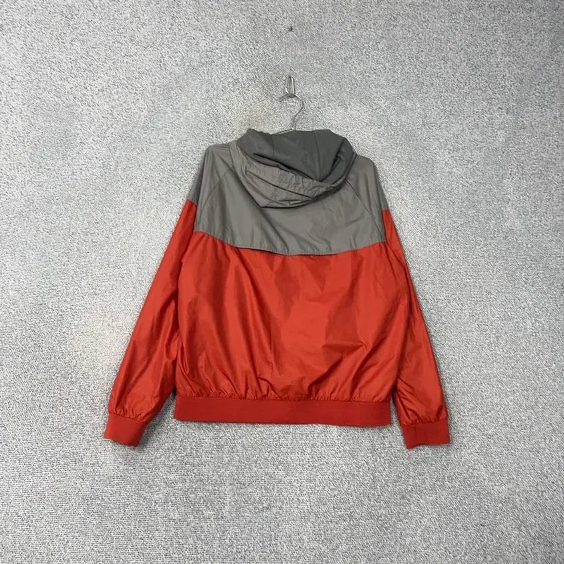 나이키 오렌지 그레이 투톤 기능성 바람막이 XL 상품이미지2