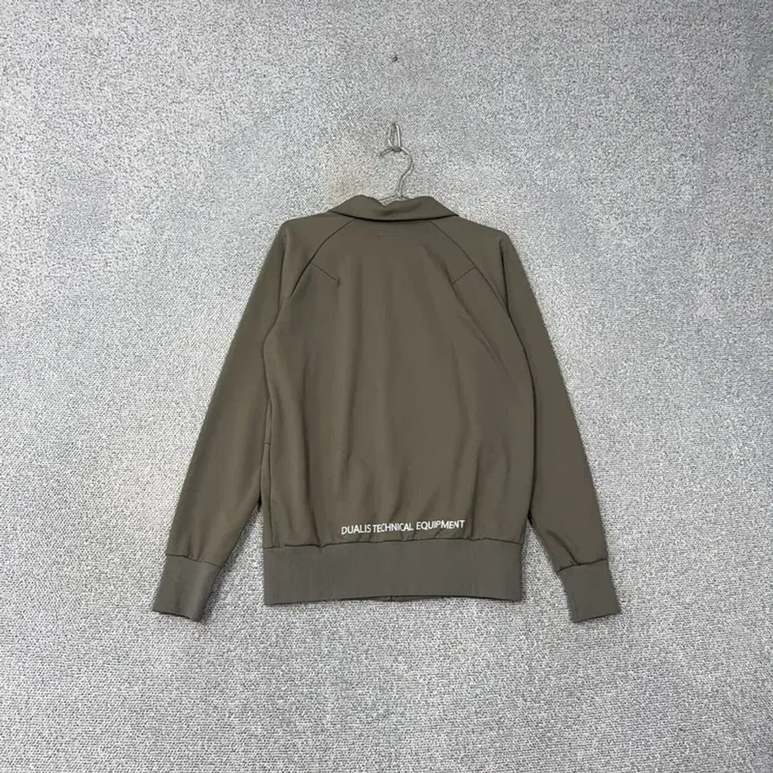 데상트 로고 남성 기능성 카키 집업 자켓 L 상품이미지2