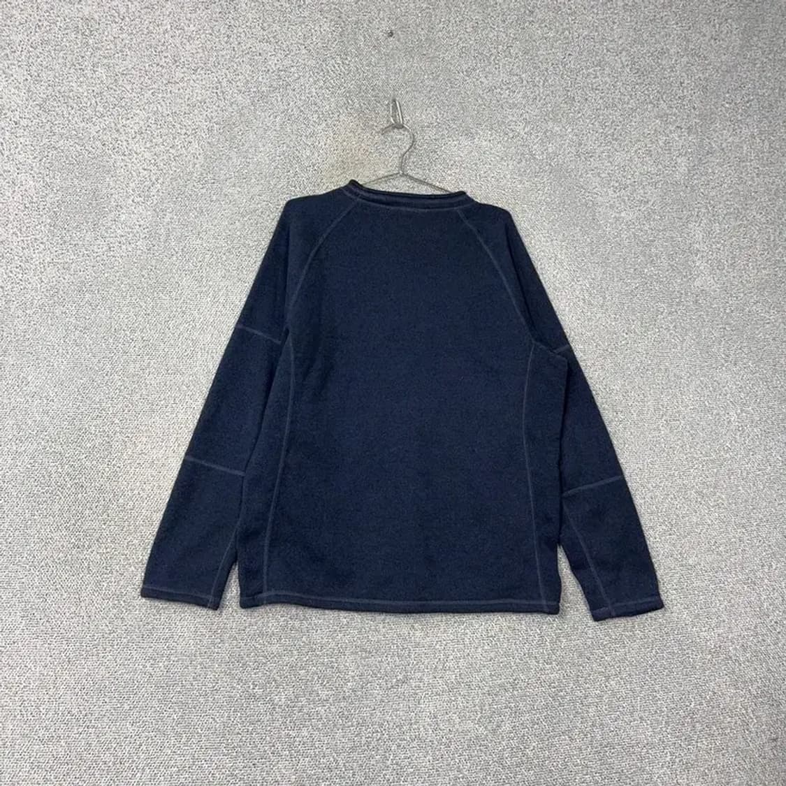 노스페이스 네이비 로고 캐주얼 기모 긴팔티 L 상품이미지2