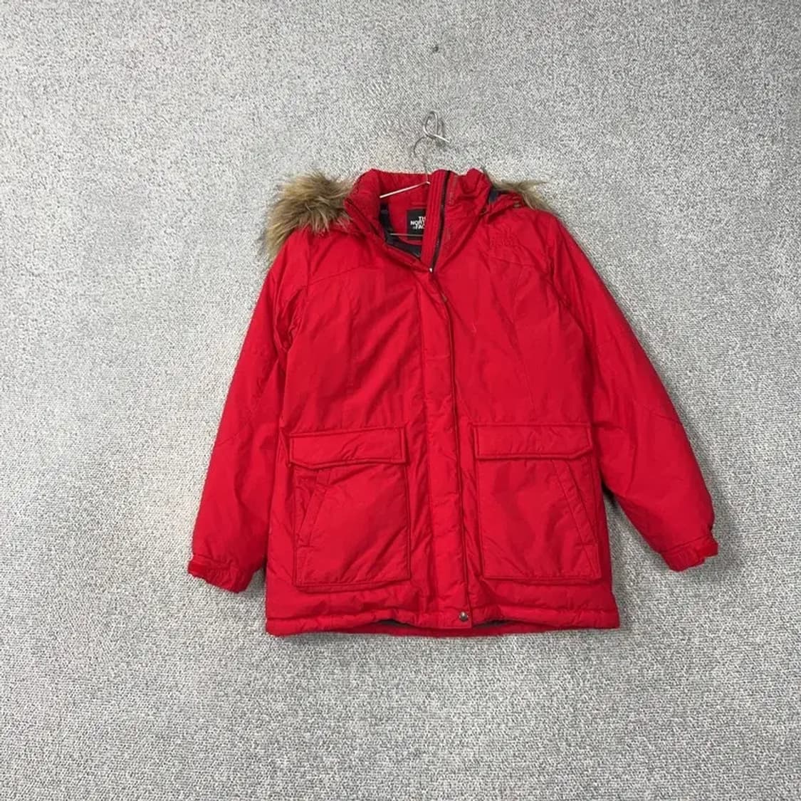 노스페이스 구스다운 레드 패딩 90 상품이미지1