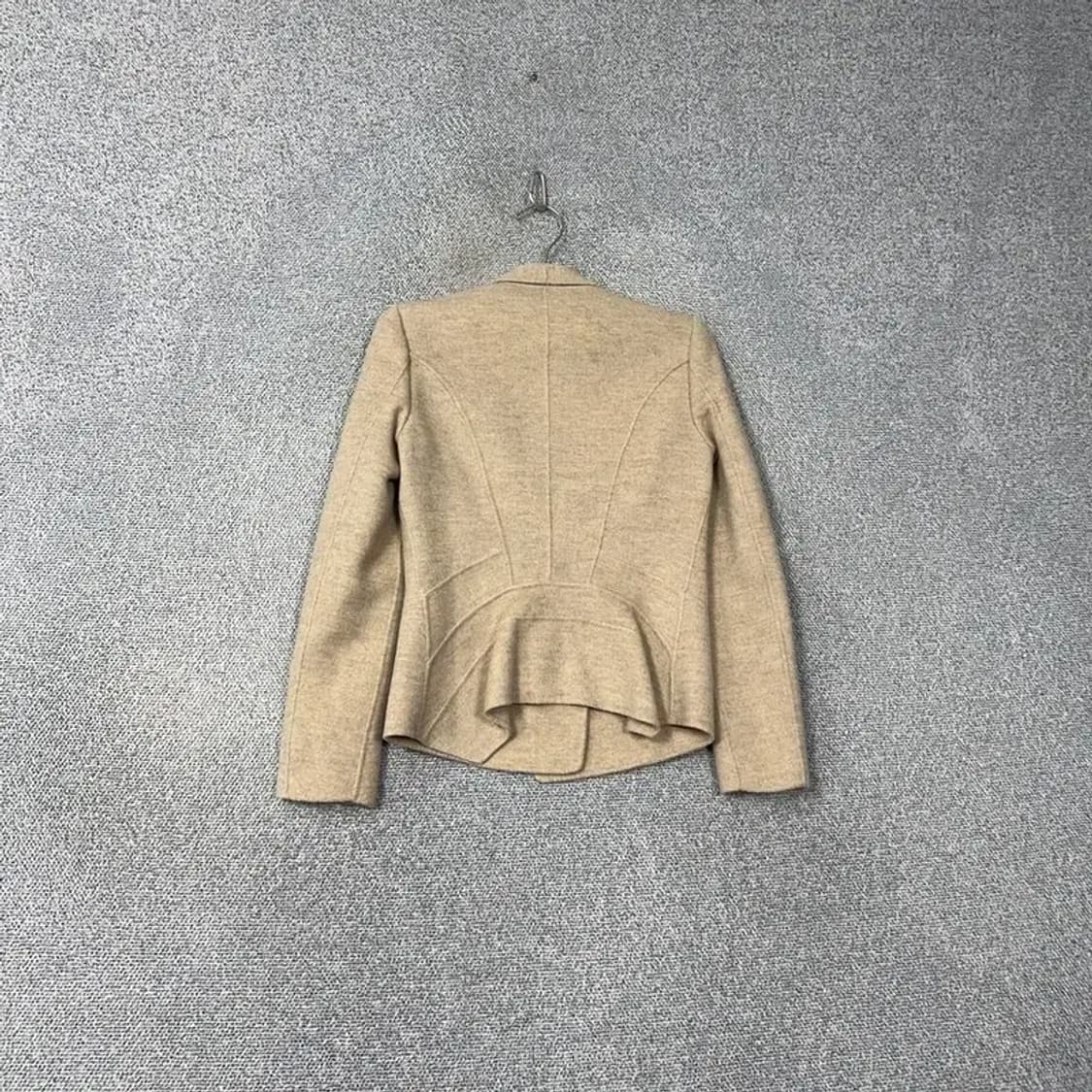 미샤 베이지 울 숏 자켓 82-88-160 상품이미지2