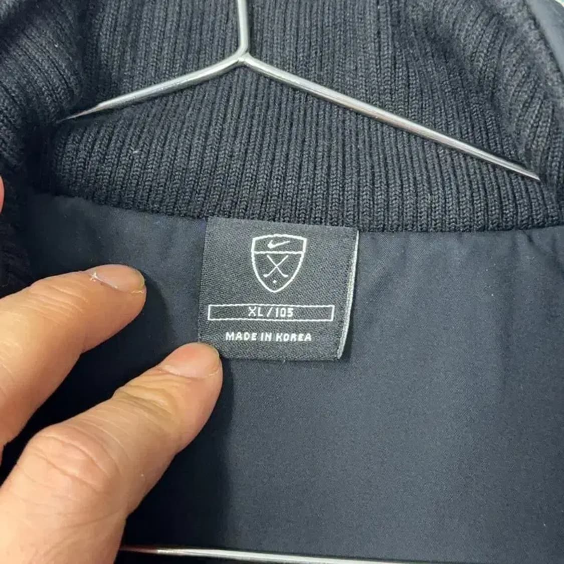 나이키 블랙 로고 기능성 바람막이 윈드 집업 자켓 XL 상품이미지3