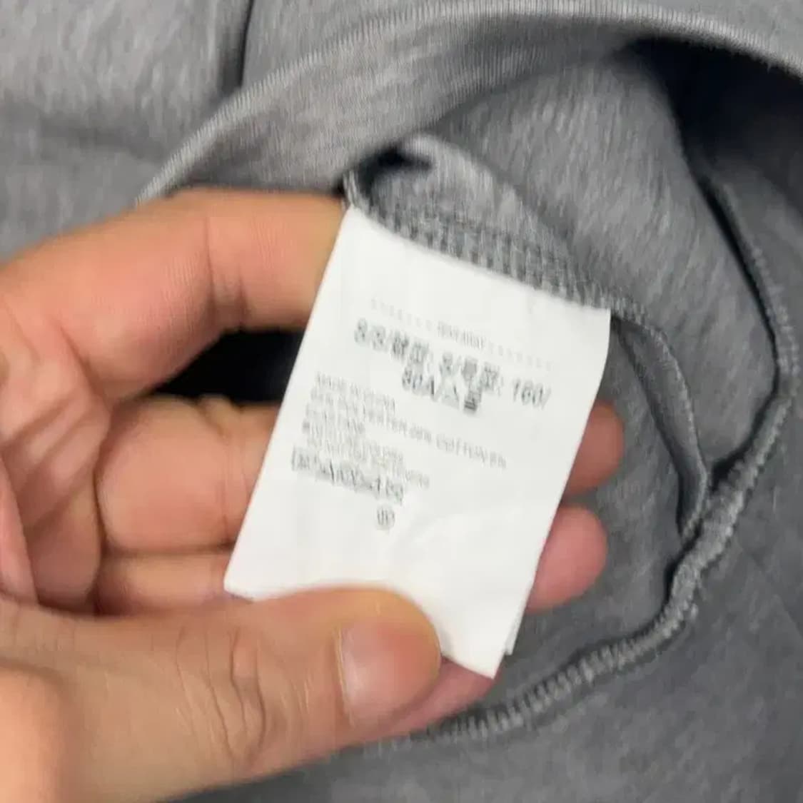 언더아머 프린팅 기능성 그레이 맨투맨 S 상품이미지4