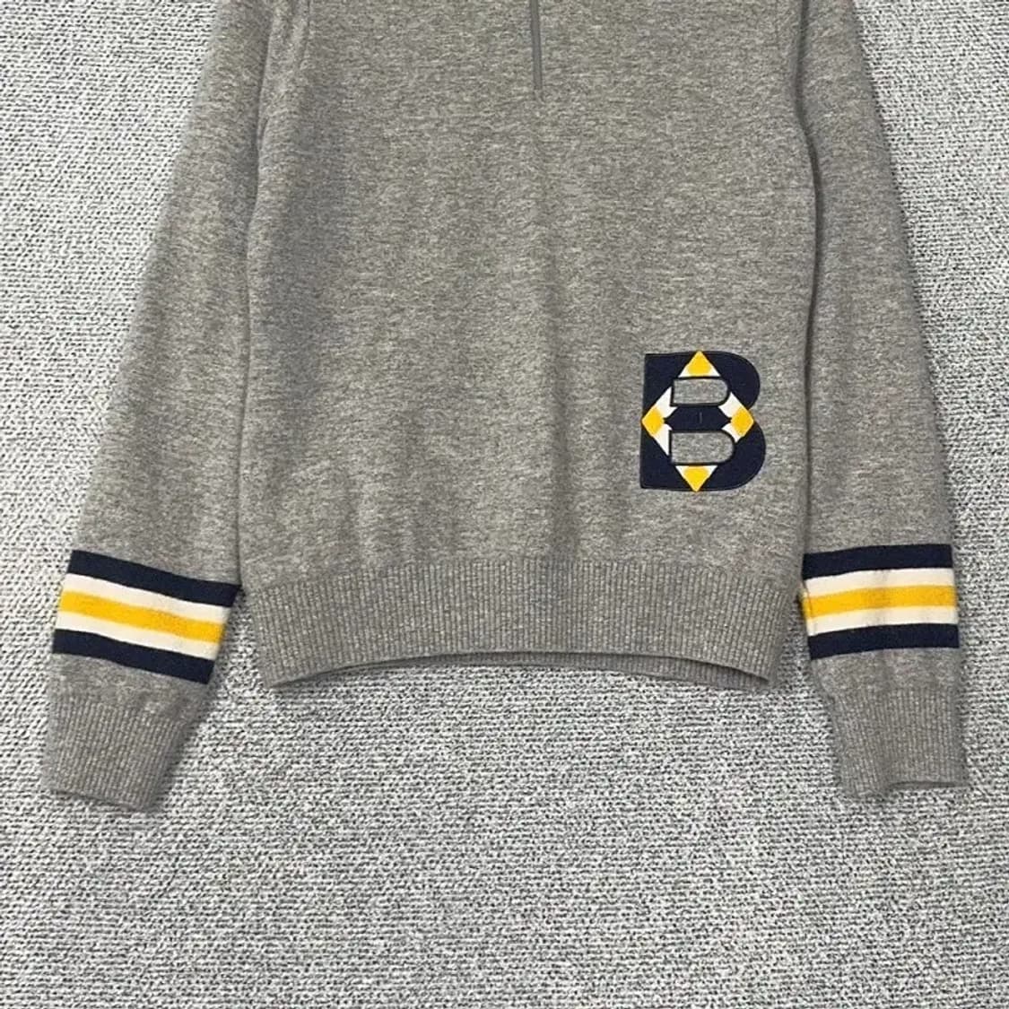 빈폴 골프 캐시미어 그레이 방풍 니트 100 상품이미지4