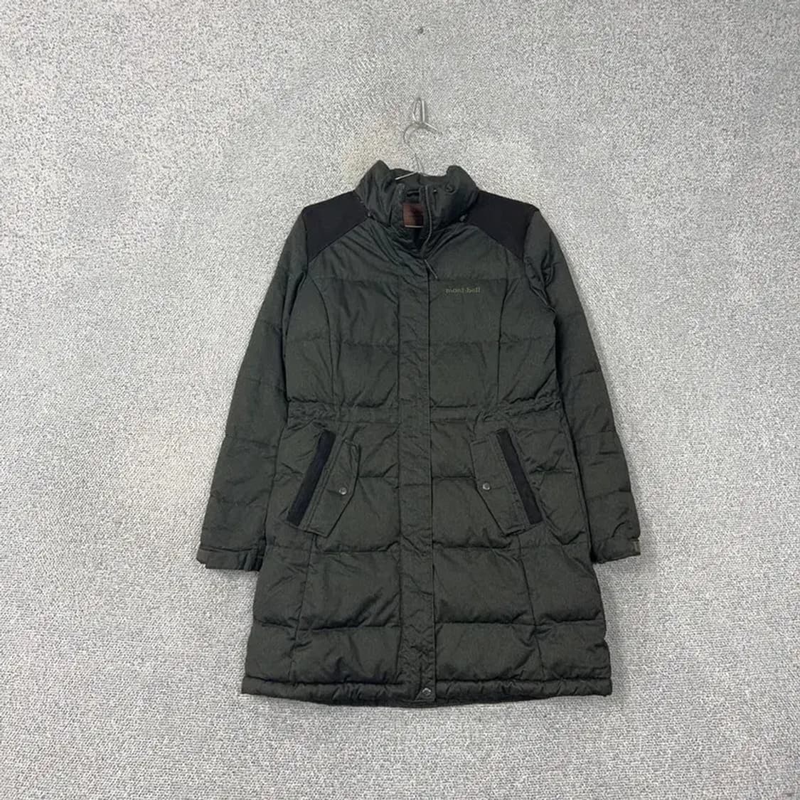 몽벨 여성 거위털 카키 롱패딩 95 상품이미지1