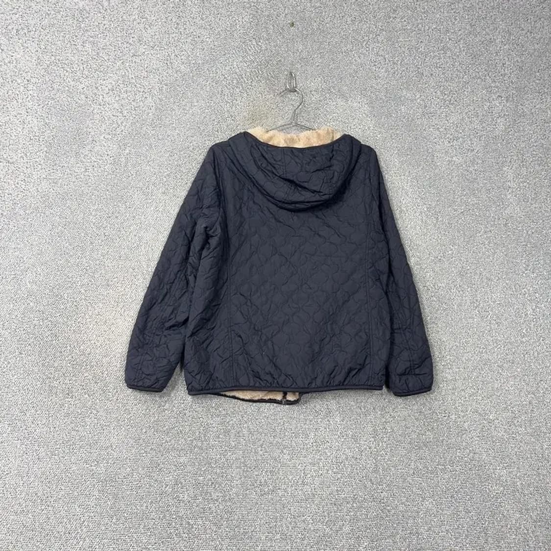 유니클로 보아털 그레이 경량 후드집업 XL 상품이미지2