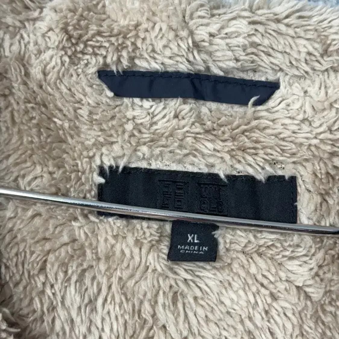 유니클로 보아털 그레이 경량 후드집업 XL 상품이미지3