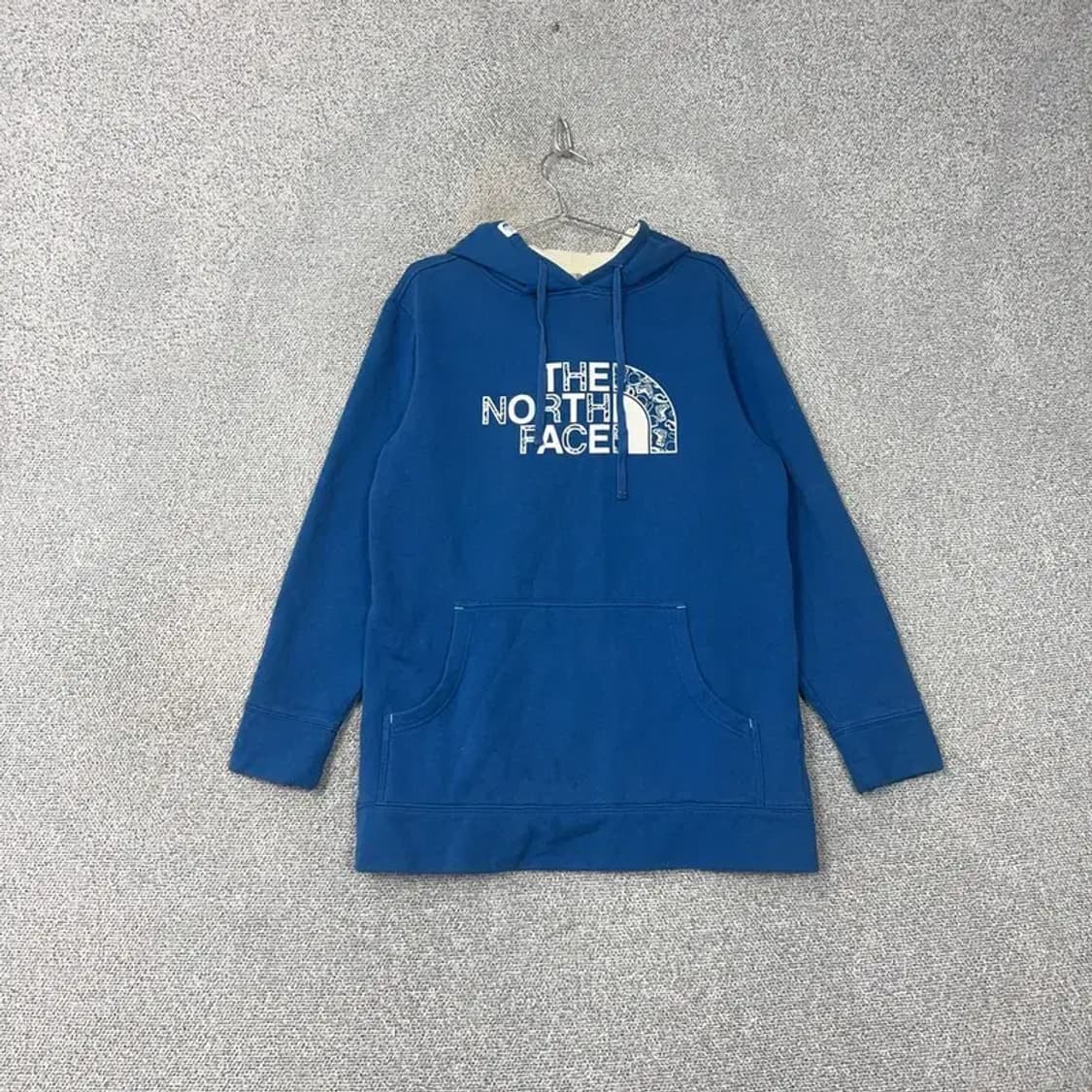 노스페이스 프린팅 블루 후드티 95 상품이미지1